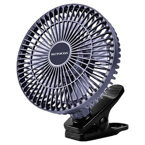 오토코스 듀얼터보 대형 차량용 선풍기, ACP-F1, 블루